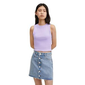 MANGO Top Rib (Teen) Lila XS-SM (55""-65"")